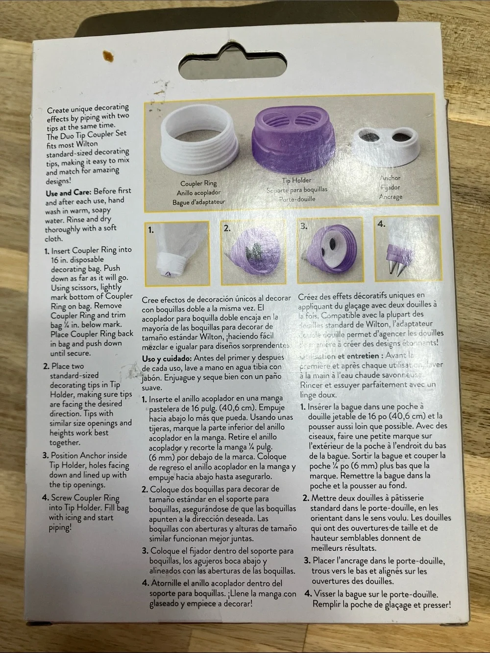 Wilton - Icing Set - Duo Tip Coupler Set